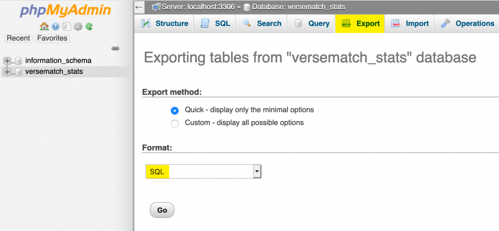 download phpmyadmin mysql for windows